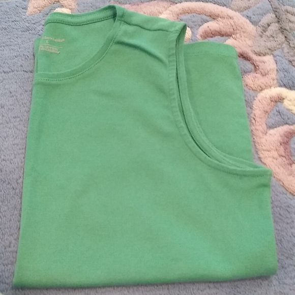 Christopher and Banks Woman's Large Green 3/4 Sleeve Cardigan and Tank - Picture 5 of 7